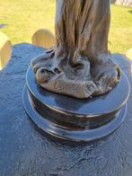 Beeld, Bronze XL Fairy - 49 cm - Brons, Marmer
