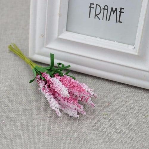Lavendel Roze Rood Foam Kunstbloem Bundel 10 stuks, Hobby & Loisirs créatifs, Bricolage