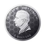 Tokelau. 5 Dollars 2024 1 oz $5 NZD Tokelau Equilibrium