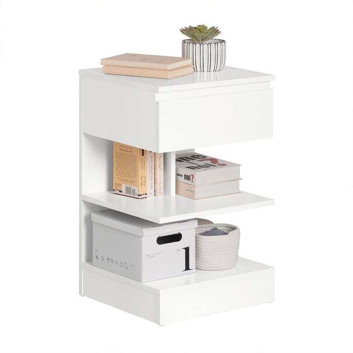 2dekans | SoBuy Bijzetkastje - Salontafel met 1, Huis en Inrichting, Tafels | Salontafels, Ophalen of Verzenden