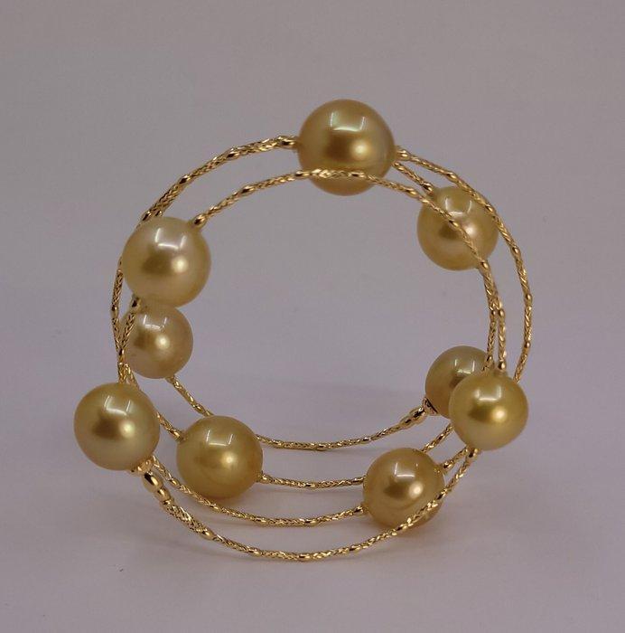 Armband - 18 karaat Geel goud - Gouden Zuidzeeparels, Handtassen en Accessoires, Armbanden