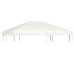 vidaXL Prieeldak 310 g/m² 4x3 m crèmewit, Verzenden, Nieuw