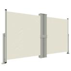 Cremekleurig Windscherm Uittrekbaar | Tweede Kansje | OP..., Verzenden, 100 tot 150 cm, 200 cm of meer, Nieuw