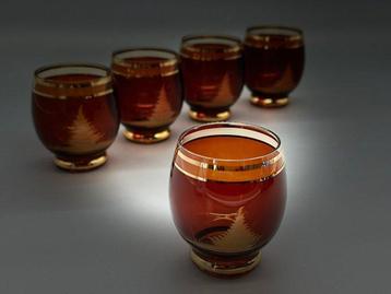 Bocal - Verres à whisky élégants en verre fumé avec bord