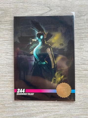Series 3 #244 Gold Shadowrun trilogy Limited run games Tr... beschikbaar voor biedingen