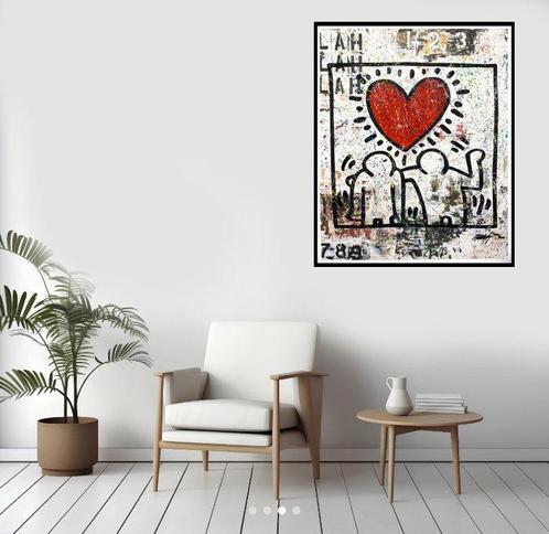 Gongas (XX-XXI) - vs Keith Haring - Friends Forever - No, Antiek en Kunst, Kunst | Schilderijen | Modern