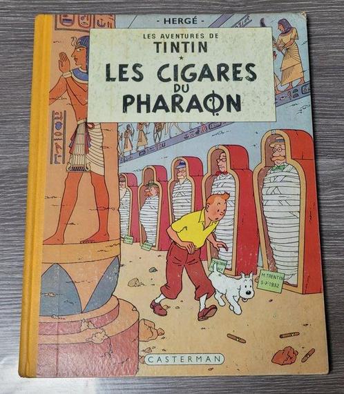 Tintin T4 - Les cigares du pharaon (B14) - EO couleur, Boeken, Stripverhalen