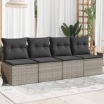 Grijze Tuinbank 4-zits | Retour Deal | Meubel voor t leven, Tuin en Terras, Tuinbanken, Verzenden, Nieuw, Rotan