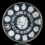 Venezuela. Silver Proof, 1100 Bolívares (Cristobal Colón), Postzegels en Munten