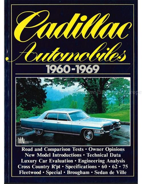 CADILLAC AUTOMOBILES 1960-1969 (BROOKLANDS), Boeken, Auto's | Boeken