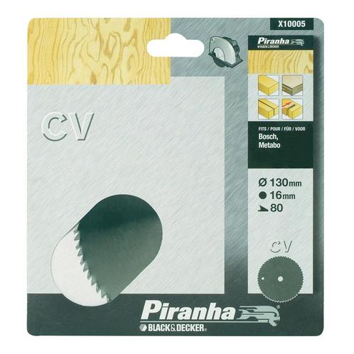 Piranha - Cirkelzaagblad - 130x16mm (80) - X10005-XJ, Bricolage & Construction, Outillage | Scies mécaniques, Envoi