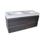 Badkamermeubelset Wiesbaden Sigid 120x46x58 cm Gefineerd, Doe-het-zelf en Bouw, Sanitair, Ophalen of Verzenden, Nieuw, Bad