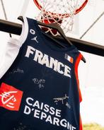 Equipe de France de basket 3x3 - Maillot dédicacé -
