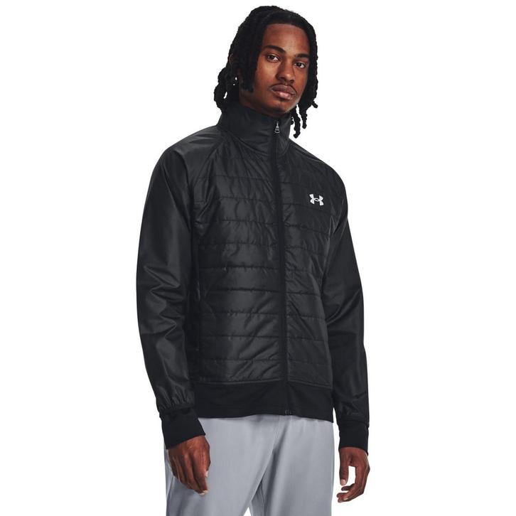 UA Storm Insulated Run Hybrid Jacket-Blk - Maat XXL, Kleding | Heren, Truien en Vesten, Zwart, Nieuw, Maat 56/58 (XL), Ophalen of Verzenden