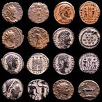 Romeinse Rijk. Lot comprising eight (8) AE coins: