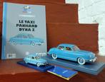 Tintin - ensemble auto 1/24 et 1/43 le taxi panhard dyna z