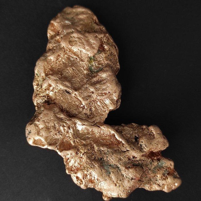 Koper nugget - Hoogte: 2 cm - Breedte: 7 cm- 475 g - (1), Verzamelen, Mineralen en Fossielen