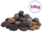 vidaXL Kiezelstenen gepolijst 5-8 cm 10 kg meerkleurig, Verzenden, Nieuw