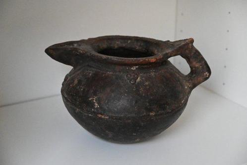 Islamique Vessel en céramique noire - 15 cm, Antiek en Kunst, Antiek | Overige Antiek