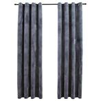 Studio Deal! Antraciete Fluweelgordijnen -35%! Topkoop!, 100 tot 150 cm, Verzenden, Nieuw, Elegant