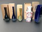 Vaas - Keramiek, Brons - Japan - H28cm 5-delige set bronzen, Antiek en Kunst