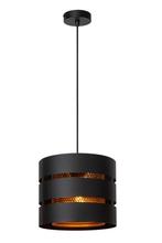 Hanglamp Lucide ROSAS -  - Ø 26 cm - 1xE27 - Zwart, Verzenden, Nieuw