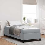 vidaXL Boxspring bed Lichtgrijs 80 x 200 cm Stof, Verzenden, Nieuw