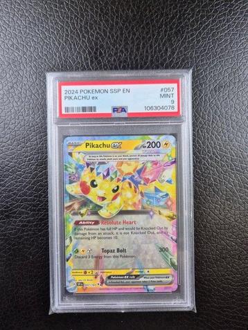 Pokémon - 1 Graded card - PSA 9 MINT Pikachu EX Surging