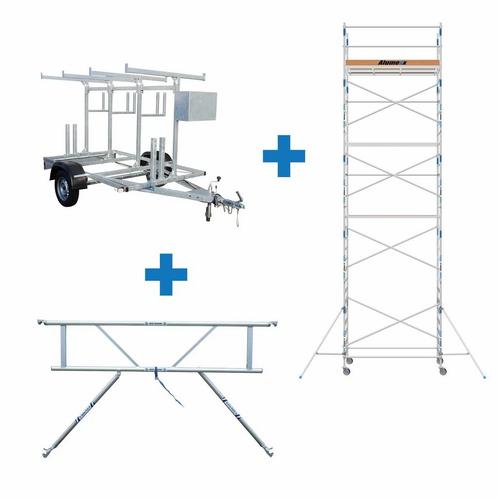 ALX rolsteiger 135 x 250 x 10.2 mtr WH + Basic Carrier, Bricolage & Construction, Échafaudages, Envoi