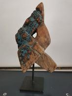 Tempelfragment van een paardenkop - Hout - India - 18e-19e, Antiek en Kunst