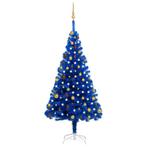 vidaXL Kunstkerstboom met verlichting en kerstballen 180 cm, Nieuw, Verzenden