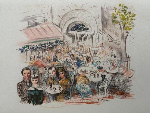 Kisling Moise (1891-1953 ) - Paris - Café des sirenes, Antiek en Kunst, Antiek | Overige Antiek