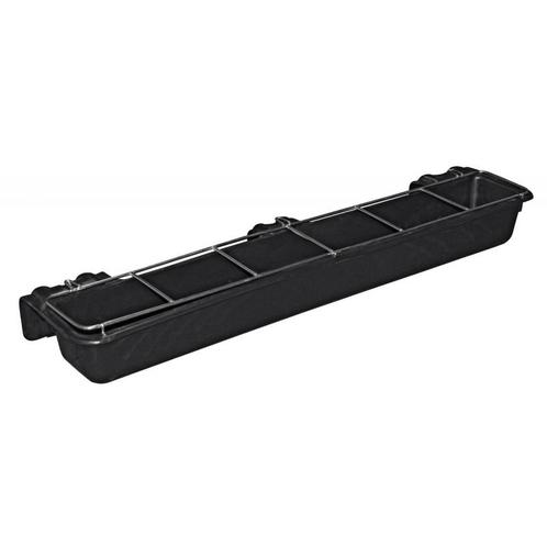 Mangeoire longue avec cornadis 9 litres, noire - kerbl, Zakelijke goederen, Landbouw | Veevoer