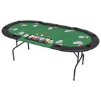 vidaXL Table de poker pliable pour 9 joueurs 3 plis, Verzenden, Neuf