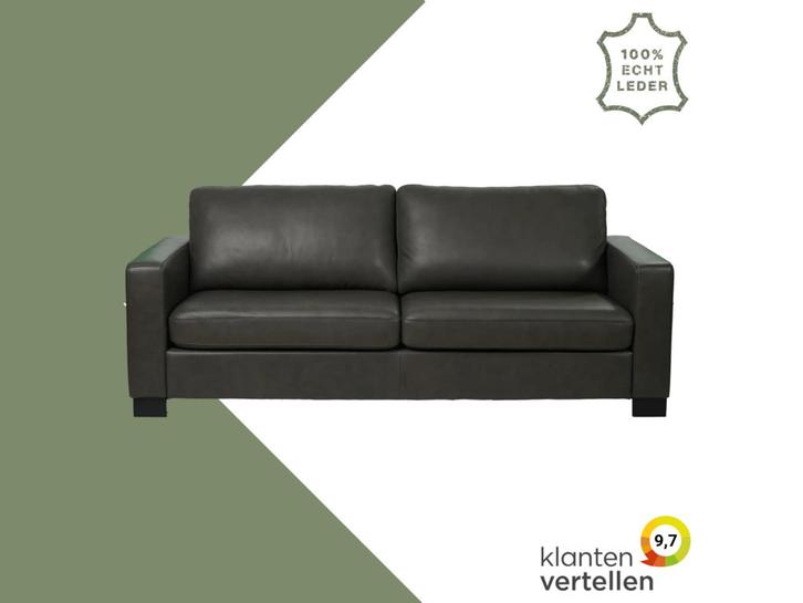 Leren bank Energy - 3 zits, Antiek en Kunst, Antiek | Meubels | Stoelen en Sofa's, Ophalen of Verzenden