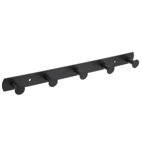Differnz kapstok 5 haken rvs mat zwart, Huis en Inrichting, Woonaccessoires | Kapstokken, Nieuw, Overige materialen