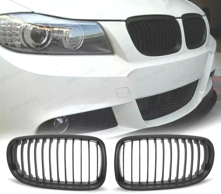 CALANDRES BMW E90 E91 BERLINE TOURING 08-12 NOIR, Auto-onderdelen, Carrosserie, Verzenden