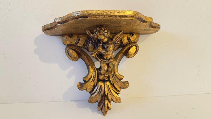 Wandtafel - Hout - Zeldzame troost met een engeltje., Antiek en Kunst, Kunst | Niet-Westerse kunst