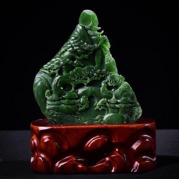 Pas de prix de réserve - Chef-dœuvre de jade néphrite