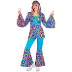 Disco Pak Blauw Dames 3 delig, Kleding | Dames, Carnavalskleding en Feestkleding, Verzenden, Nieuw