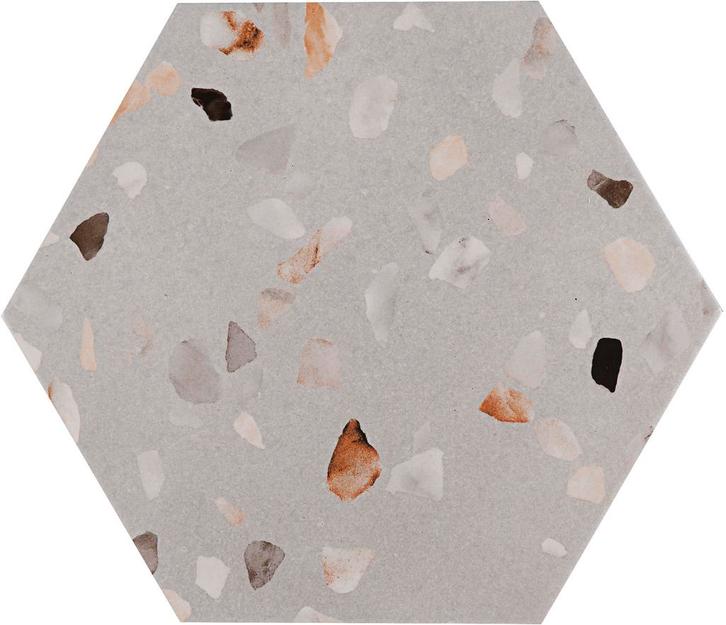 25,8X29 HEXAGON DORIA GREIGE Mat, Bricolage & Construction, Dalles & Carrelages, Enlèvement ou Envoi