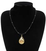 Obsidiaan - Boeddhistische halsketting - Naga - Spirituele