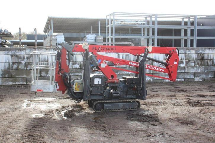 Veiling: Spinhoogwerker Platform Basket Spider 15.75 Pro Ben, Articles professionnels, Machines & Construction | Ascenseurs, Échafaudages & Échelles