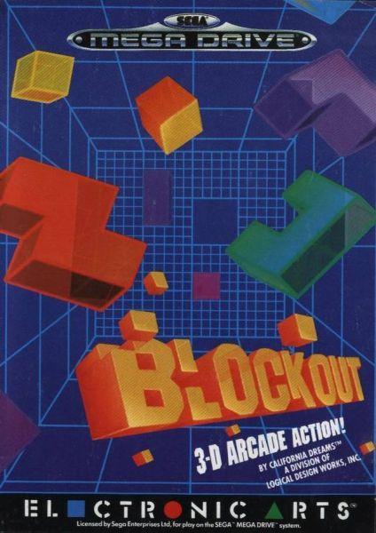Blockout-Standaard (Sega Mega Drive) Gebruikt, Games en Spelcomputers, Games | Sega, Ophalen of Verzenden