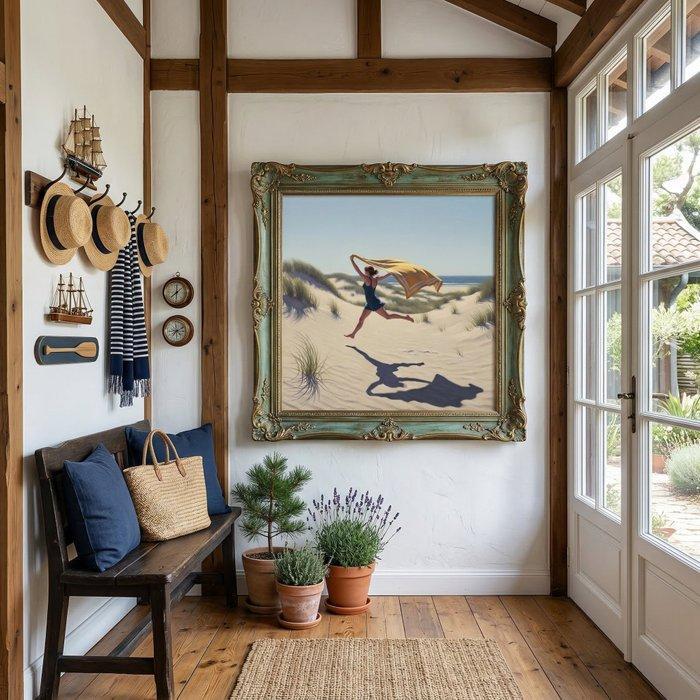 Le Yack - Catching the Ocean Breeze - Hand signed, Antiek en Kunst, Kunst | Designobjecten