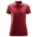 Snickers 2702 polo pour femme - 1600 - chili red - base -