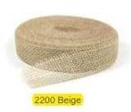 Jute band Beige 5 cm rol 40 meter