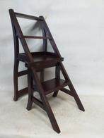 Trapje - Hout - Bibliotheek trapje/stoel