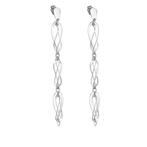 Oorbellen - 18 karaat Witgoud, Handtassen en Accessoires, Oorbellen, Nieuw