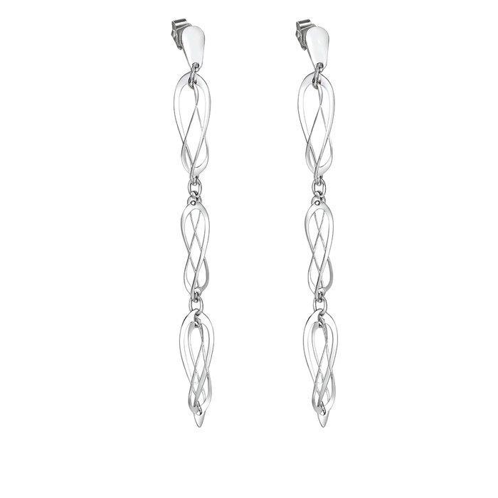 Oorbellen - 18 karaat Witgoud, Handtassen en Accessoires, Oorbellen